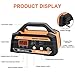 Ampeak 6V 12V Smart Car Battery Charger and Maintainer 2A 8A Fully Automatic with Cable Clamps