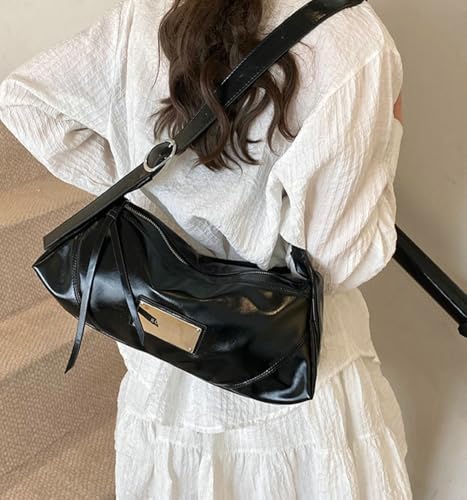 Fashion Shoulder Bag,Purses for Women Medium Hobo Bags Vegan PU Leather Ladies Clutch with Adjustable Strap4