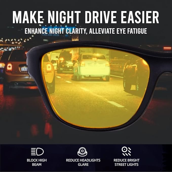 Image of Unisex Stylish Round Sunglasses | TAC Polarized Lens | 100% UV Protection | Men & Women Driving Bikes, Outdoor Sports, Hiking & Travel Eyewear (black sunglass)