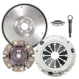 ClutchMaxPRO Performance Stage 3 Clutch Kit & Flywheel Compatible with Nissan Pulsar NX Sentra Tsubame Tsuru 200SX NX1600 coupe GA16DE E16i GA16i B12 B13 B14 1.6L (CP06040HDCFW-ST3)