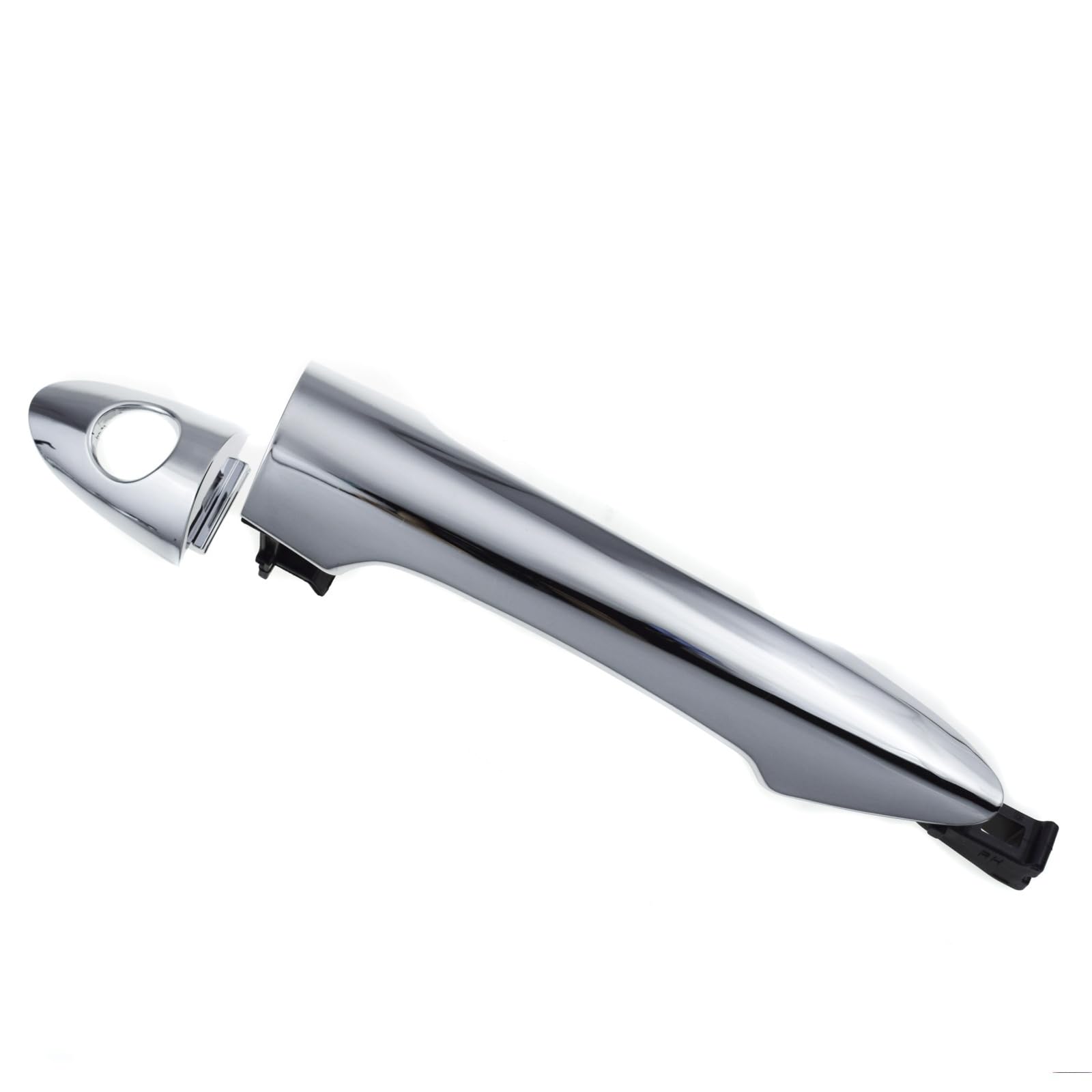 Kpuwers Front Right Side Exterior Door Handle Chrome Black Exterior Door Handle 82651-1Y000 82661-1Y000 83651-1Y000 83661-1Y000 For Kia For Picanto For Morning 2011-2016 Handles Replacement(Front Right Side)