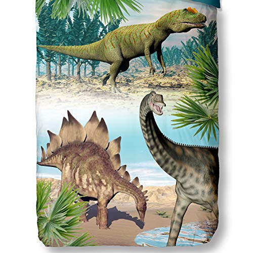 - Dino.Wendebettwäsche für Kinder, Renforcé Qualität - Image 5