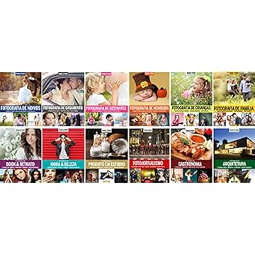 Capa do livro Coleção Fotografia Social + Iniciação Profissional (12 livros)