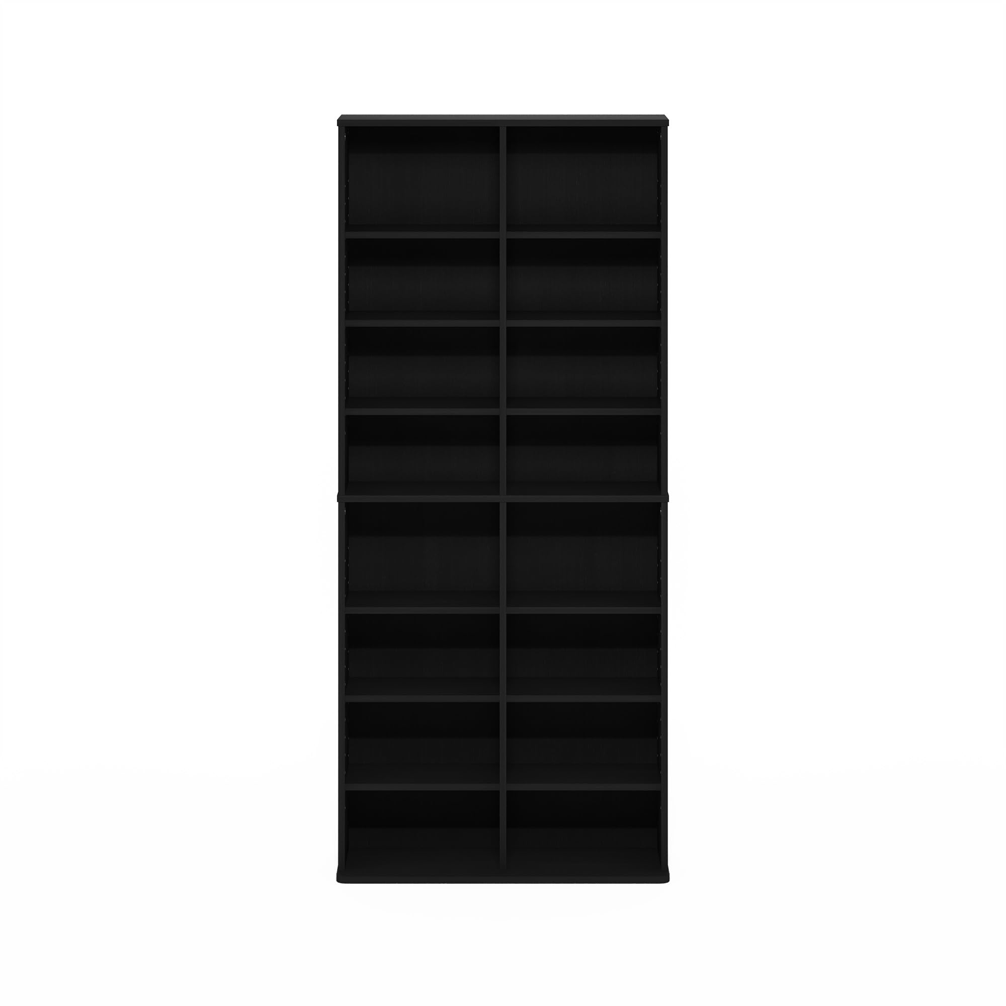 Afted rack 本棚 900x350x900mm Amazon.com: Furinno Jaya DVD Shelf, 9-Shelf Tall Narrow CD Rack