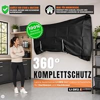Lanco Automotive Schutztasche für Dachboxen (Abwaschbar, Schutz vor Kratzern & Schmutz, Enfache Dachbox-Aufbewahrung) schwarz – Ansicht 5