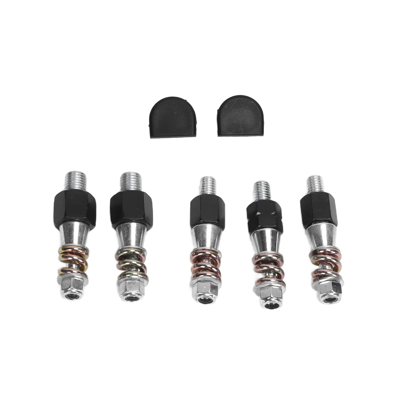 Specchietto Retrovisore Moto Ruotabile a 360 Gradi, Stile Fibra di Carbonio, Ultra Trasparente, Materiali Premium, Facile da Installare, Universale per Moto, Scooter, Bici da