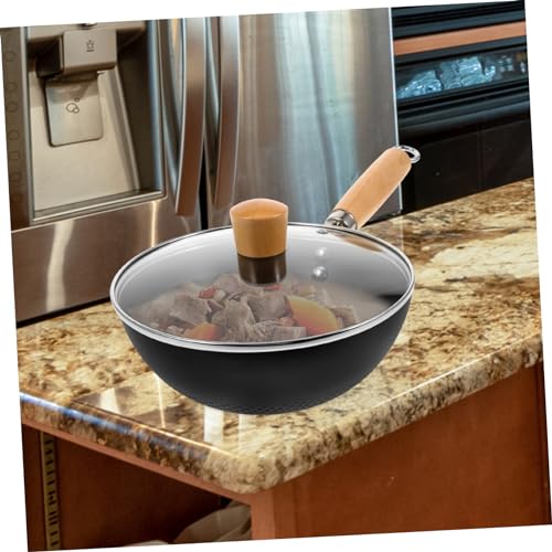 Sartén Wok antiadherente 20 cm con tapa de vidrio miniatura 7