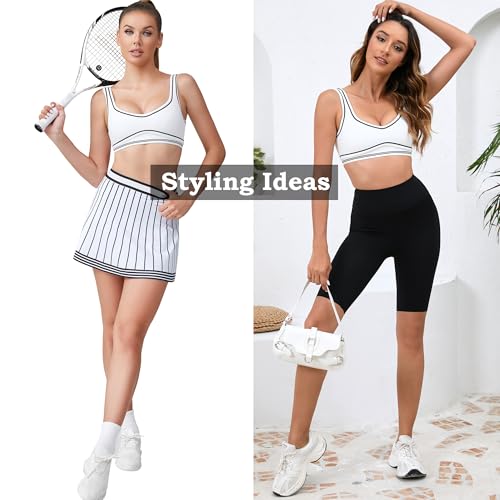 Image of Women Sweetheart Padded Sports Bra- Workout Fitness Square Neck Low Back Yoga Bra