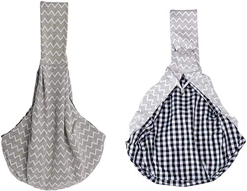 Hyindoor Bolso Bandolera Manos Libres para Perros y Gatos Pequeños Hombro Reversible