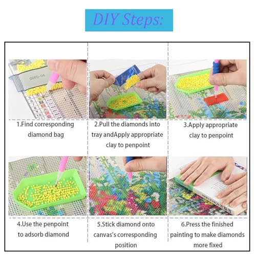5D Diamond Painting Kits for Adults (Various Designs & Sizes) - image 7