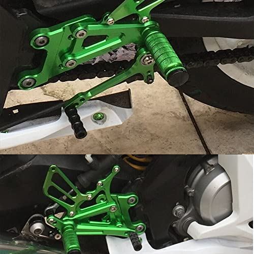 Moto Repose Pieds Pour Suzuki GSXR 600 750 1000 K1-K5 SV 650 SV650S SV1000/S 1998-2014 CNC Repose-pieds Moto Repose-pieds Arrière Pédales Pieds (Couleur