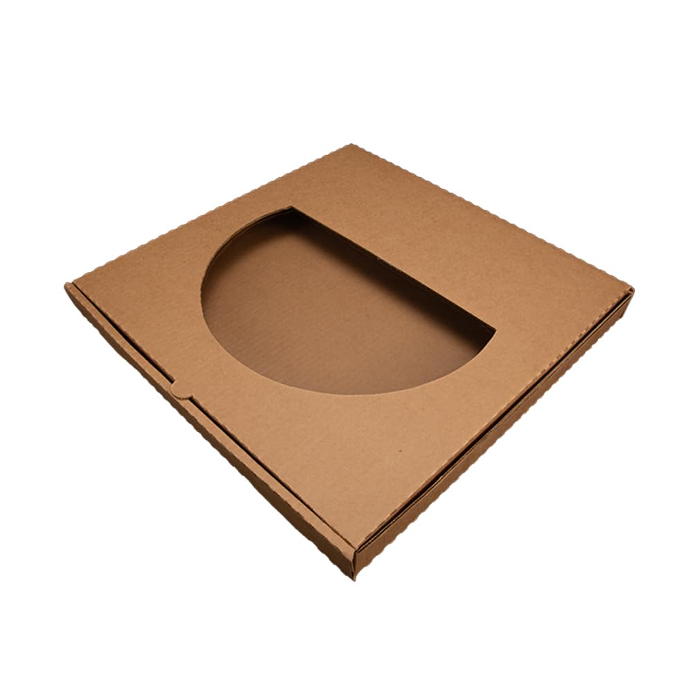 16x16 Windowed Pizza Box by SOUTHERN CHAMPION TRAY – 16" x 16", Corrugated, Kraft, Pack of 50, Model 143773
