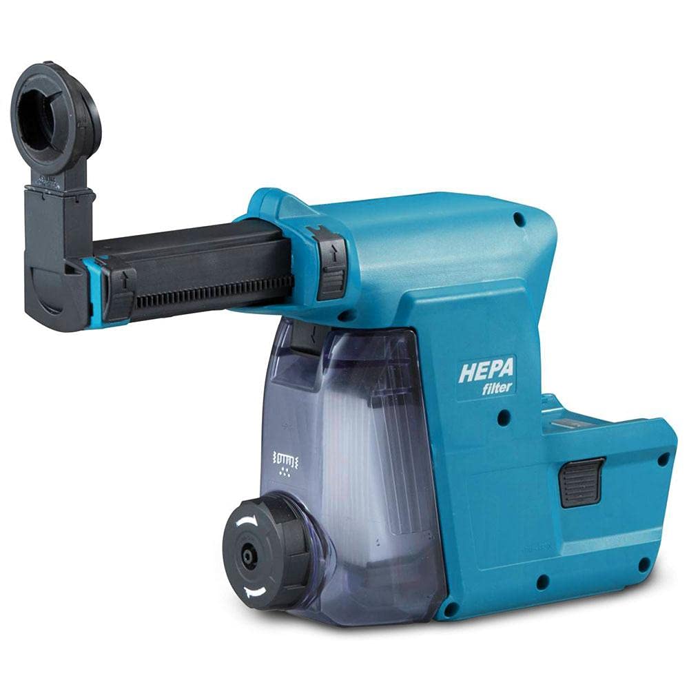 Makita Multicolor Dx07 Dust Extractor Attachment With Hepa Filter Cleaning Mechanism