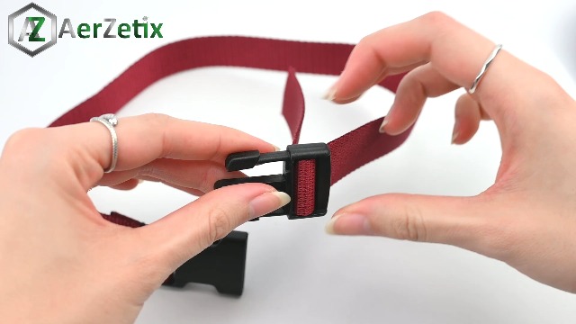 AERZETIX - 14 stuks gespen verstelbare snelsluiting clips voor rugzak schouderbanden schouderriem riem en decoratie | lus 25 mm | van kunststof in de kleur transparant wit