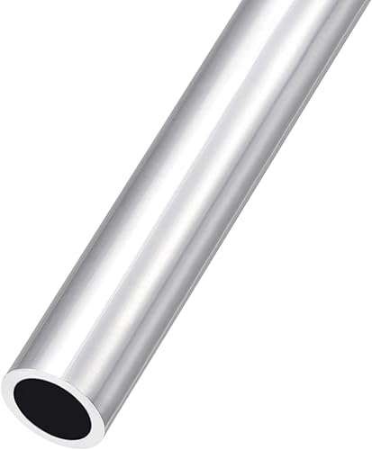 Tubo de aluminio 6063 (0.709 in de diámetro exterior x 0.551 in de diámetro interior x 11.811 in de largo), tubo redondo de aluminio - para
