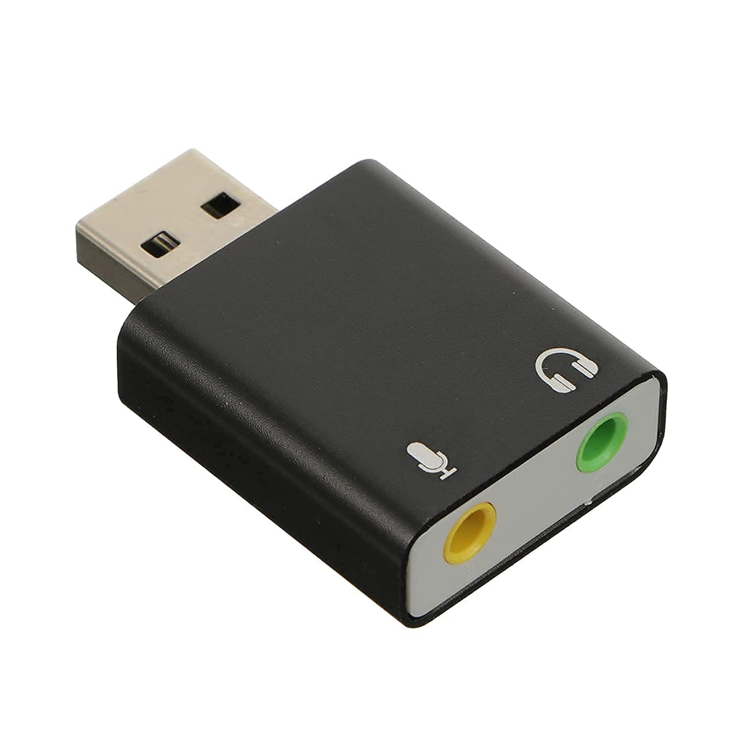 PROXN 3.5mm USB Mic Sound Adapter External Stereo Sound Card with Headphone Microphone Jack for Laptops Windows Desktops Mac Linux Extra PS4 Plug and Play(Multi-Color)-image-9