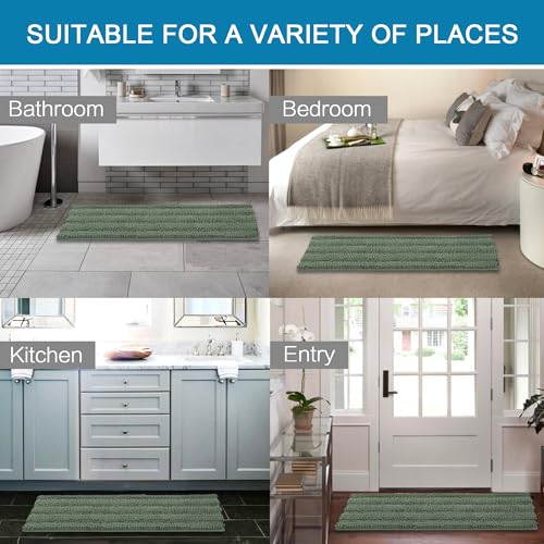 image for H.VERSAILTEX Bathroom Rugs Bath Mat Runner Rug Non Slip Kitchen Rug Ex