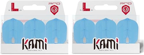 Miniatura 4 de Vuelos de dardos estilo L forma L3 PROKAMIEZ - para dardos de punta suave y punta de acero