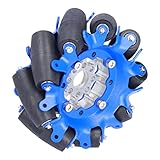 Omnidirektionales Rad, Reibungsarme Omni-Räder, Flexible Bewegung mit 9 Antriebsrollen für Intelligente Roboter (Rechtes Rad 5606-0000-0100)