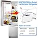 Upgraded WPW10347093 Refrigerator Ice Bin Compatible with Whirlpool Ice Bucket Replacement W10347093 Whirlpool Removable Ice Bin Ice Maker W10347100 KitchenAid Ice Bin Tray Ice Container WRF736SDAM