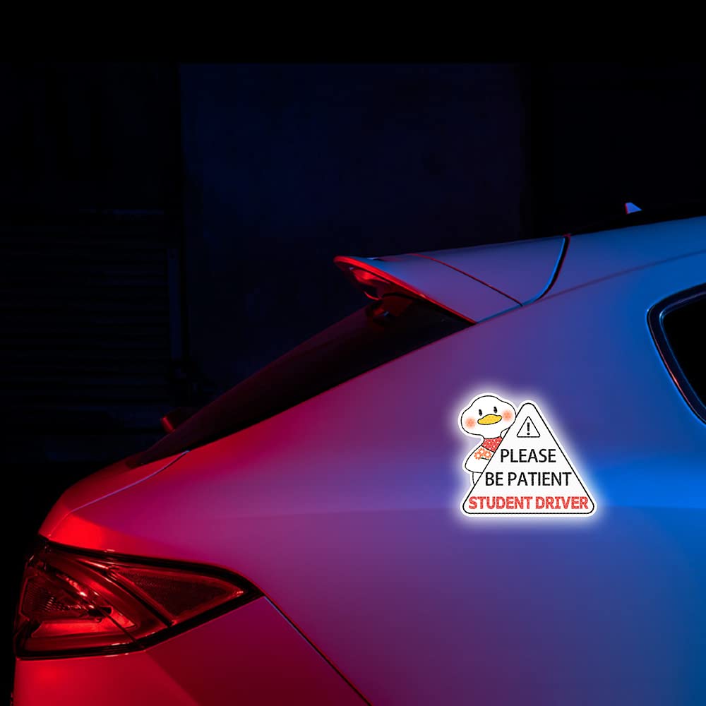 Keep Distance Car Sticker 3 Pcs Funny Student Driver Sticker High Reflective For Car, Vesvory ...