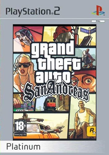 GTA SAN ANDREAS / PS2 Platinum - vue 2