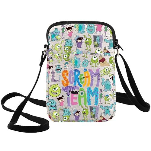 Sac à bandoulière Mike & Sully réglable sacoche univers de monstres