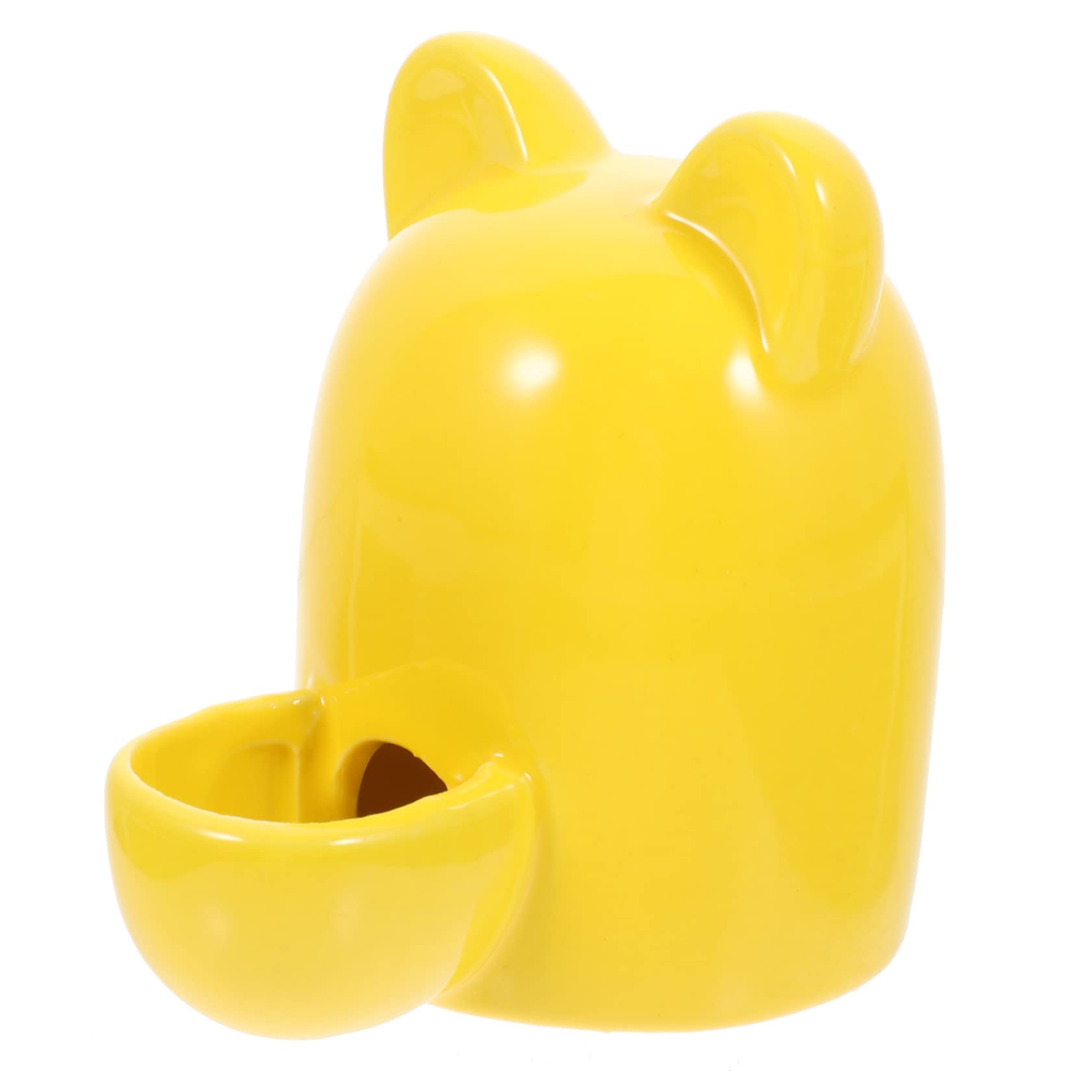 FRCOLOR 4 fuentes para beber, erizos, accesorios para conejos, comederos para animales, recipiente para guinea, suministros para animales pequeños, recipiente para comida para mascotas, plato de