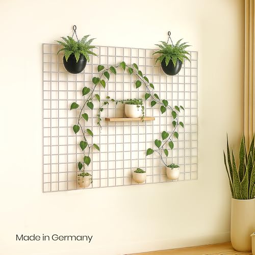 Grille décorative murale métal multifonction GABIONA tableau mémo fer - 7