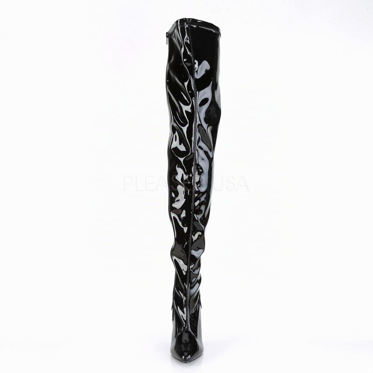 Damen Overkneestiefel Seduce-3000 Schwarz EU 40