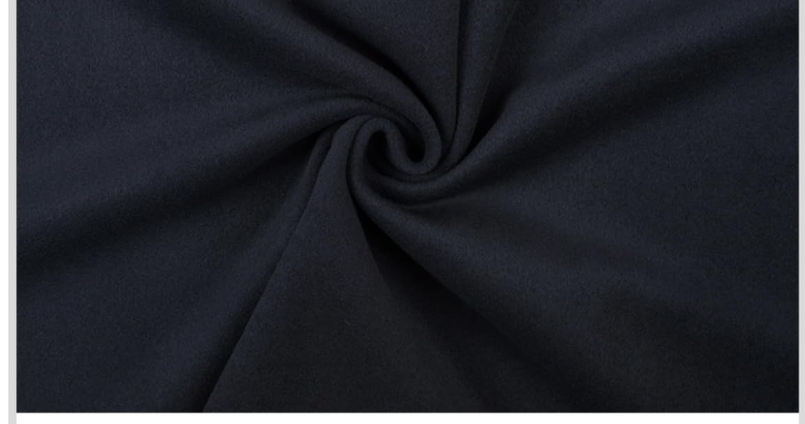 Tuva Textile 40 Yard Bolt of Real Wool Quality Fabric Coating - Navy Blue Color Wool Fabric (Heavy Weight with The Real Soft Nap & Drape Finishing) - Fancy Wool Fabric