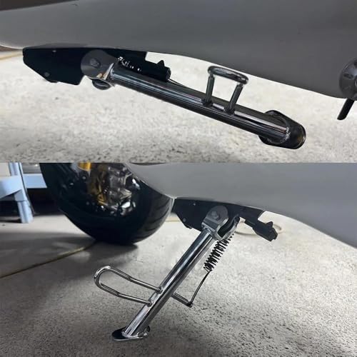 Béquille latérale de moto stable rondelle anti-enfoncement Bluing