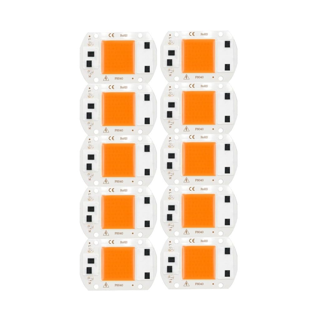 10PCS Grow Plant Light AC230V 30W LED COB phytolamp chip Full Spectrum