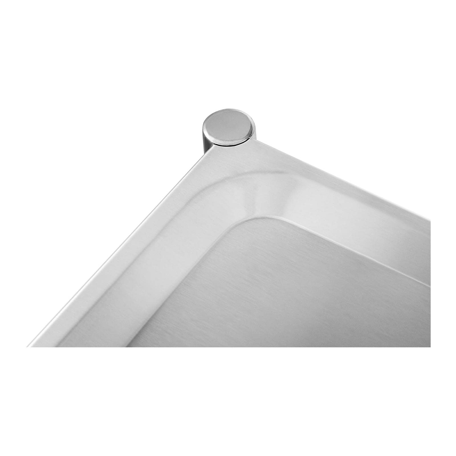 Royal Catering RC_SSTWH_01 - Carrello da portata in acciaio inox, 3 bordi, fino a 60 kg, in acciaio inox