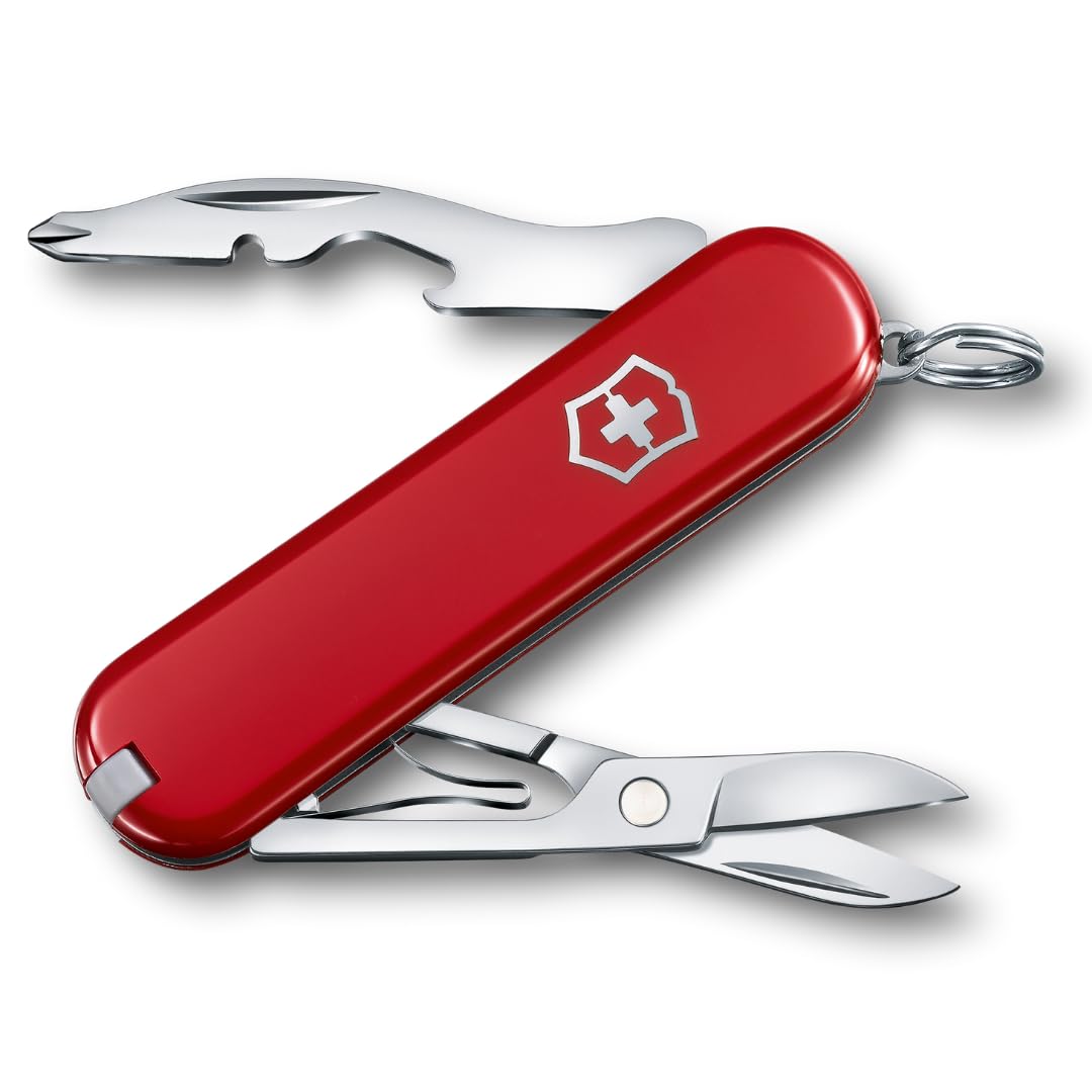 Victorinox Swiss Army Knife, Jetsetter, Small (58 mm), Red Scale, 0.6263 | Multiutility tool