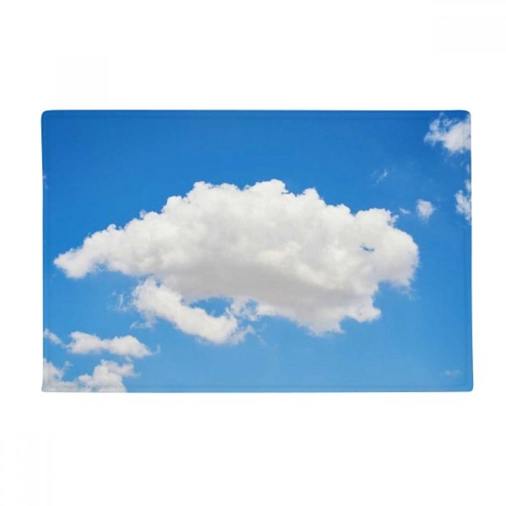 DIYthinker Blue Sky Sunshine White Clouds Ground Mat Non Slip Floor Bathroom Door Rug Carpet