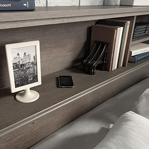 Sauder River Ranch Full/Queen Bookcase Headboard Mystic Oak, Mystic Oak Finish #TOP7