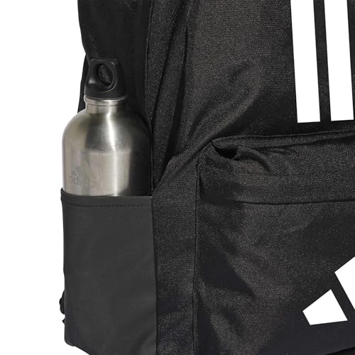 Miniatura 5 de adidas Unisex adulto Classic Three Stripes Back To School Backpack, Black/White, One Size