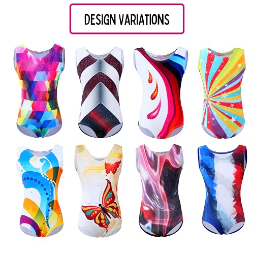 Image of Dancina Girls Gymnastics Tank Top Leotard Dancewear New Designs and Prints Ages 3-12