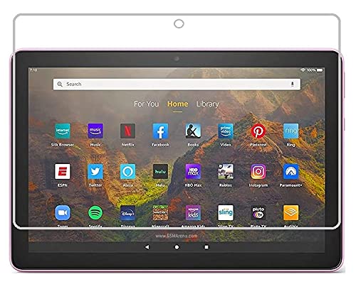 M.G.R.J® Tempered Glass Screen Protector for Amazon Fire HD 10 Plus (11th Generation) (2021 Release)