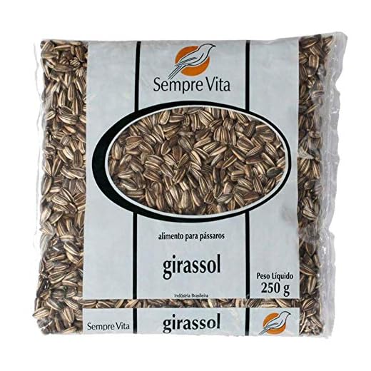 Ração Sempre Vita Girassol Comum Pássaros - 250g