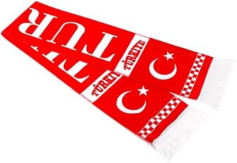 2-pack Of Soccer National Team Scarves,Soccer Fans Souvenir Double Side Logo Print Scarf,World Top 40 National Team ScarfTurkey