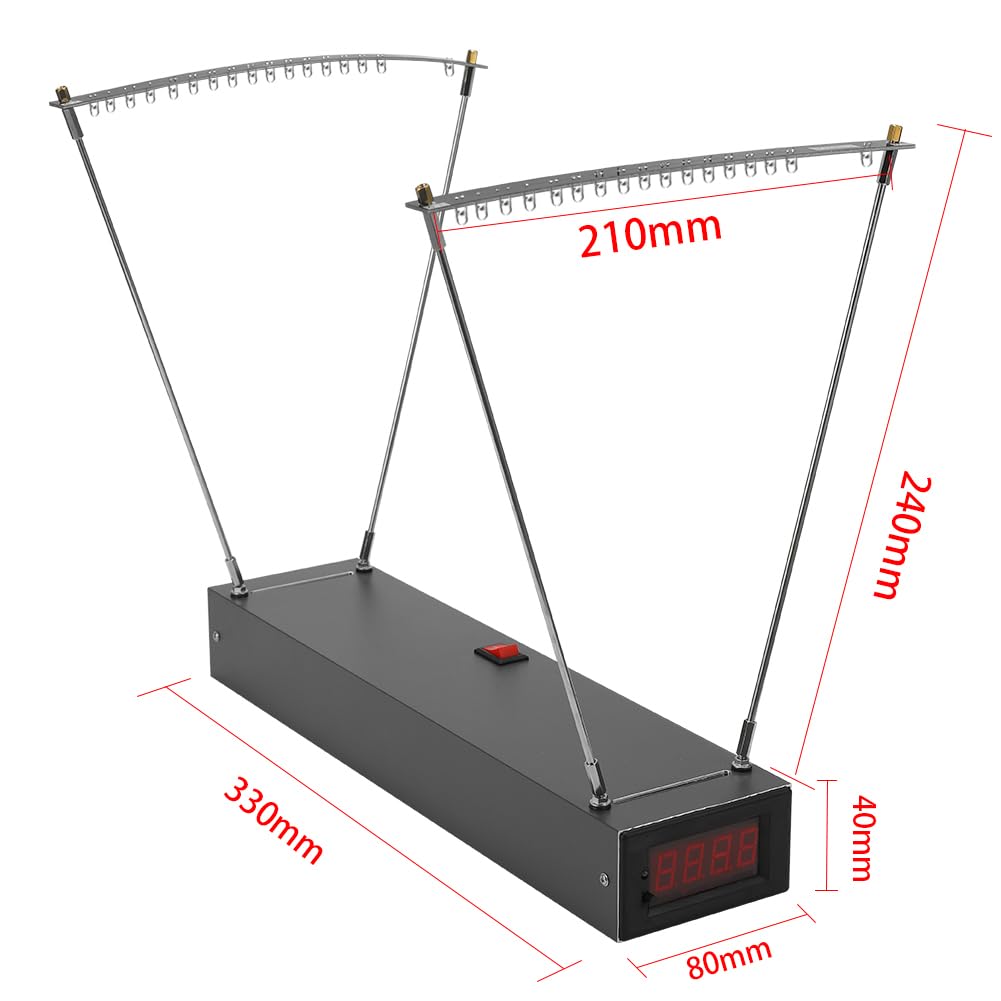Hancaner Velocimetry Geschwindigkeitsmessgerät Pro mit Baldachin und WiFi 30–9999fps,hochpräziser Geschwindigkeitsmesser in WiFi-Version, unterstützt 20 Datenspeichersätze