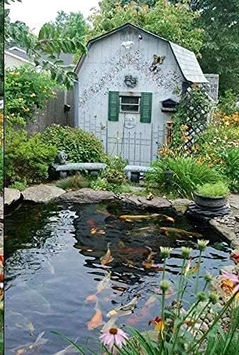 13X10 Ft Pond Liner 20Mil Flexible Liners Water Garden Fish Pond Liner Elasticity Ldpe Pound Skins #TOP5