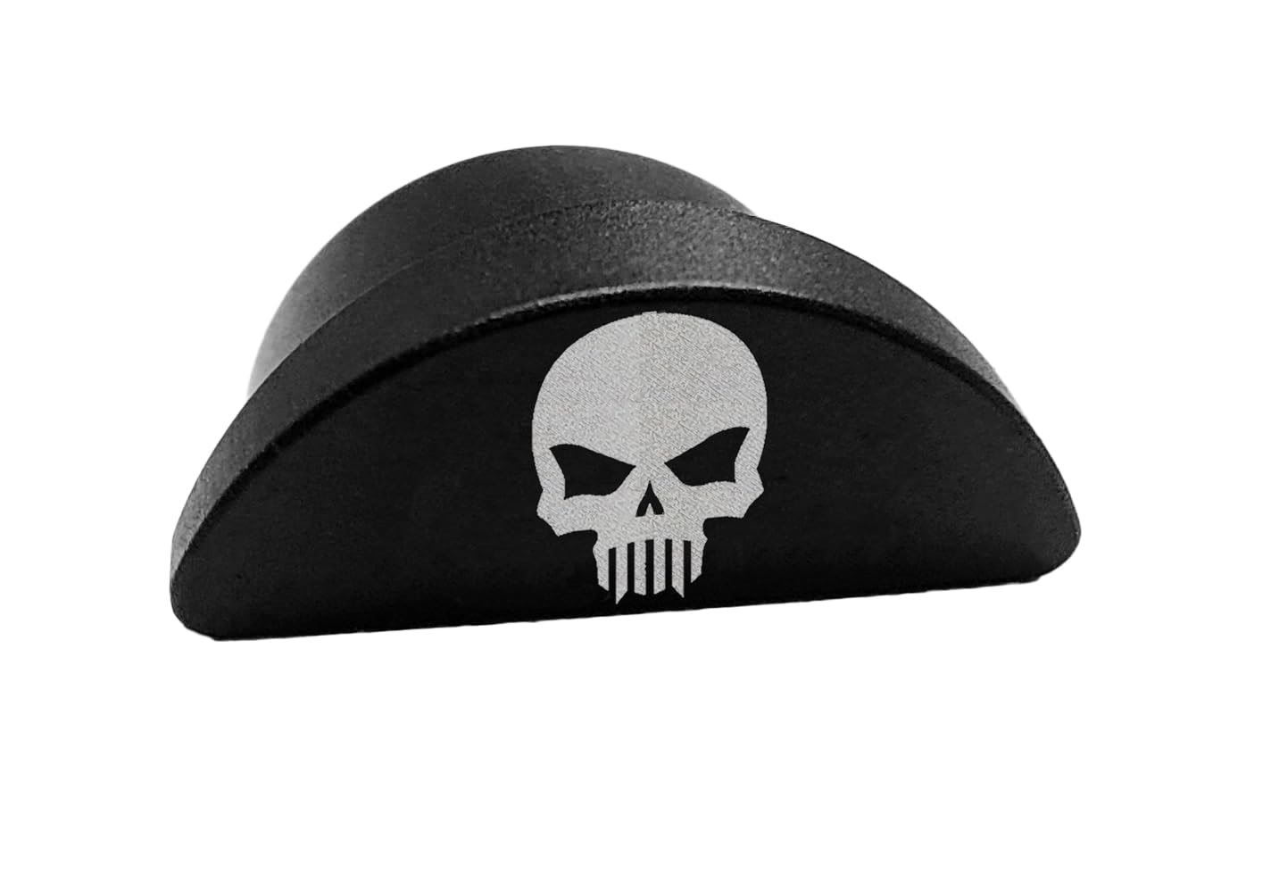 BASTIONfor Glock 43 Models G43 | 9mm | Aluminum Grip Frame Insert Plug Laser Engraved Replacement (Skull)