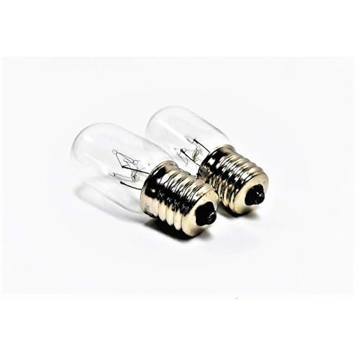 ID: 2SCW. 2 New Generic Screw-in Clear Sewing Machine Light Bulbs, 120V, 15W, Compatible with, not Manufactured by Singer. Will fit Models: 99, 1200-1, 185, 201, 201-2, 223+, Plus Others as Below: