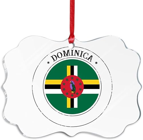 Vista 45 de Guatemala - Adornos acrílicos de Navidad, regalo de recuerdo de ciudad patriótica, adorno para árbol de Navidad, bandera nacional de Guatemala