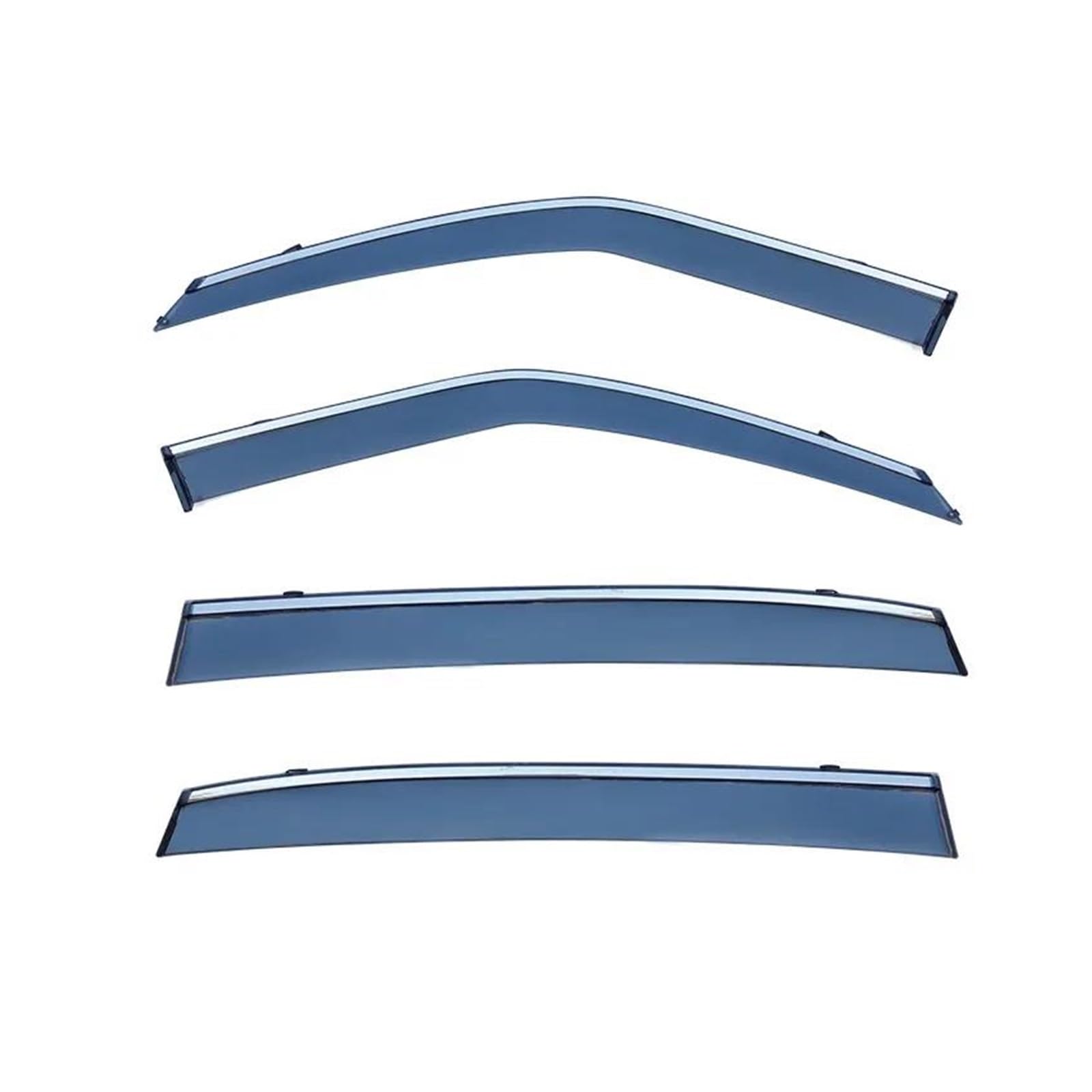 Deflectores de Viento Accesorios para URV 17 2018 2019 2020 2021 2022 Deflectores Lluvia para Ventanas Parasol para Techo Visera Ventilación Alerón Deflector Aire(Acero Inoxidable)