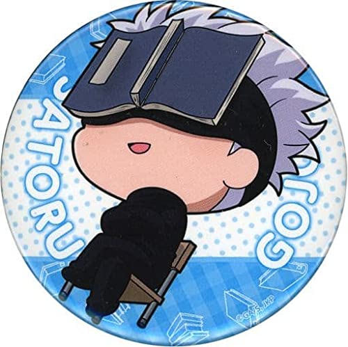 Amazon | 呪術廻戦 缶バッジ+75 読書ver. 五条悟 単品 | バッジ