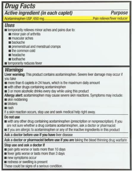 Rite Aid Acetaminophen 650mg Arthritis Extended Release Caplets - 225 Count
